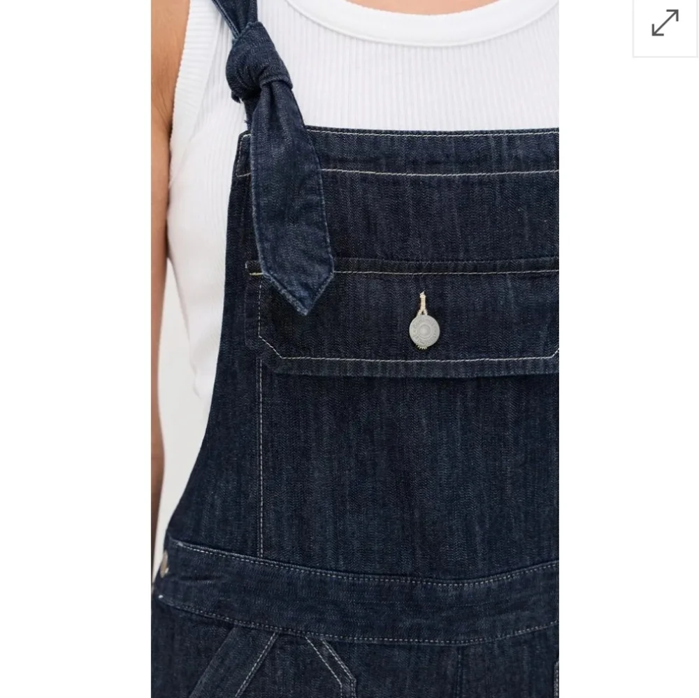 DENIMIST TIE STRAPS RELAXED OVERALLS RETAIL PRICE $465 SIZE XS NWOT - Picture 2 of 16